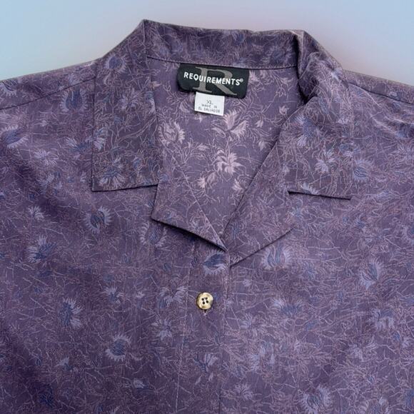 REQUIREMENTS Women's XL Casual Purple Top and Pant Set - Picture 3 of 5